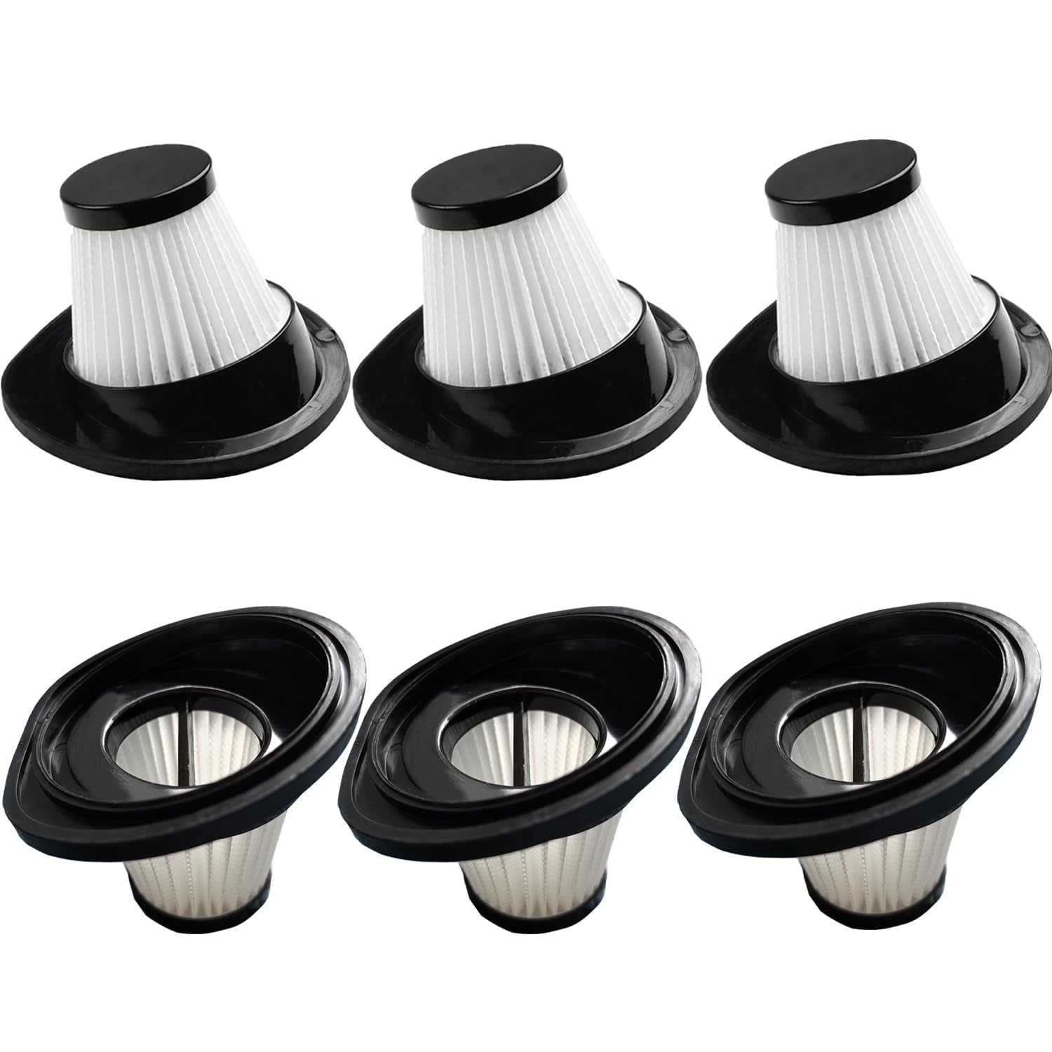 Photo 1 of 6 Pack Upgrated Hepa Filter Replacement Compatible with VacLife VL188 VL189 Handheld Vacuum Cleaner