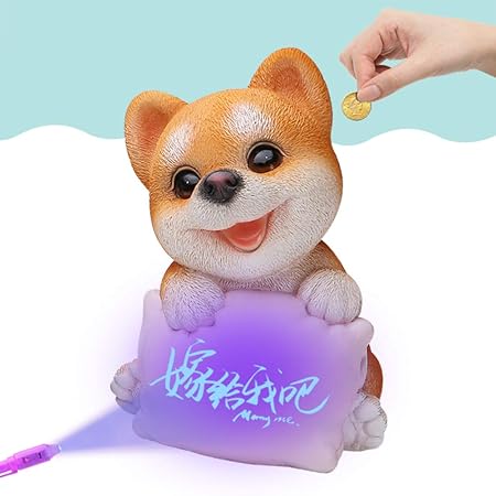 Geyobby Tirelire De Dessin Animéboîte Dargent De Chien