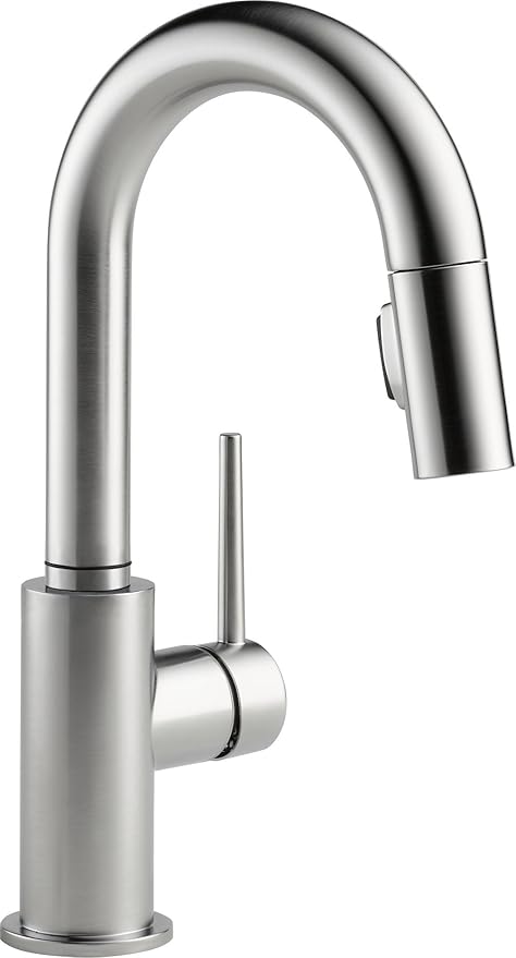 Delta Faucet Trinsic Single Handle Bar Prep Kitchen Sink Faucet