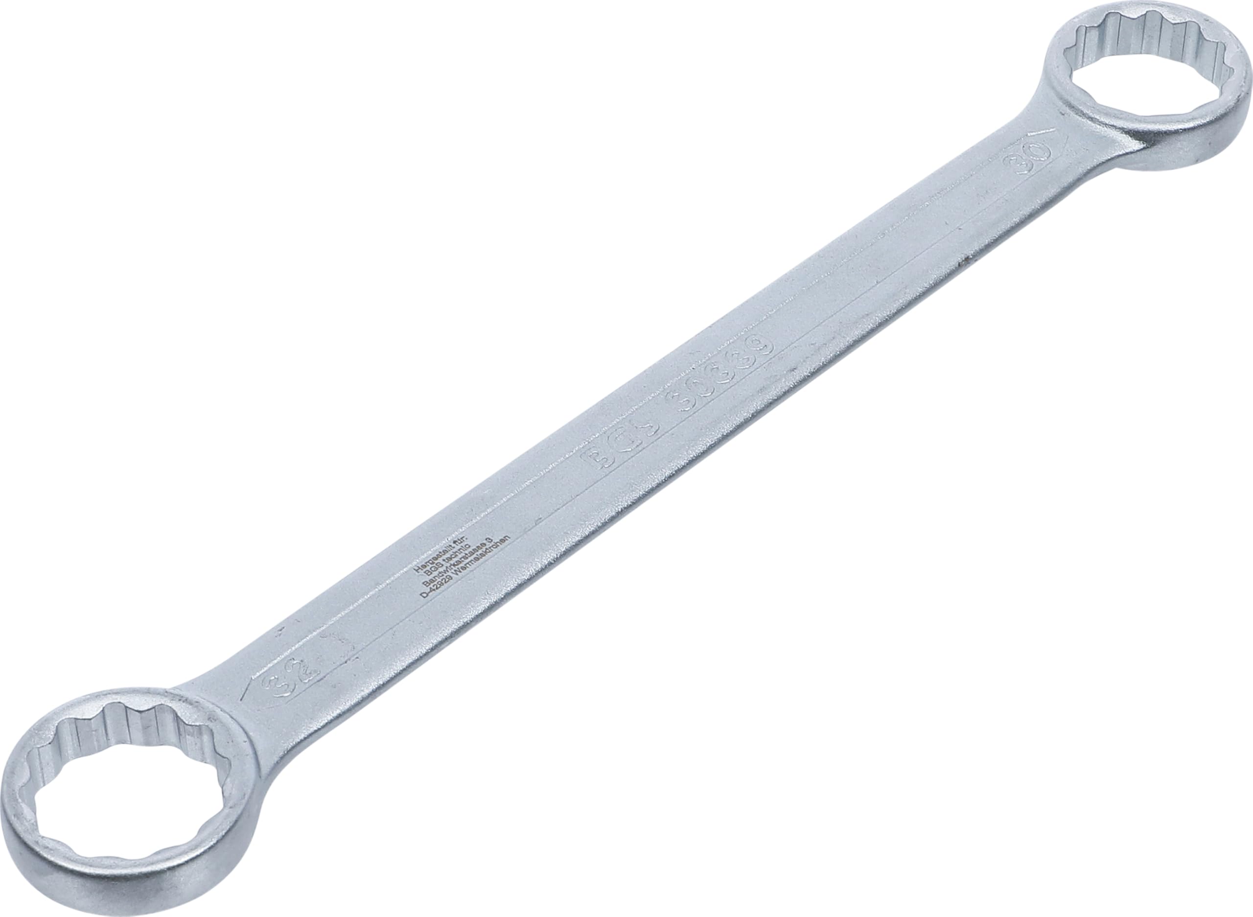 BGS 30339 | Double Ring Spanner | extra flat | 30 x 32 mm