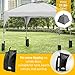 Outrav Canopy Sand Bags - Tent Weights for Outdoor Canopy, Sun Shelter, Pop Up Tent, Gazebo, Party Tent - Easy to Use, Heavy Duty Strong Material - Sandbag Gazebo Weights, Pack of 4 (Black)