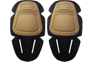 OCANXUE G3 Combat Knee Pads 1 Pair Protective Knee Pads Inserts for Tactical Airsoft Paintball Hunting Military Pants Khaki