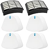 Colorfullife 2 Hepa Filter 4 Foam for Shark Vacuum Navigator Lift-Away NV350, NV351, NV352, NV355, NV356E, NV357, NV360, NV37