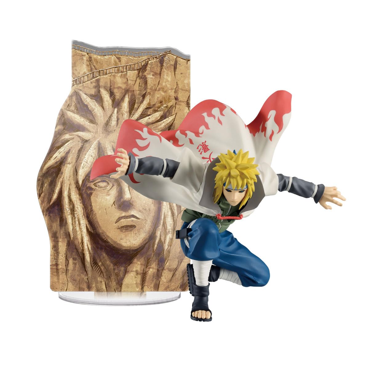BANPRESTO Minato Namikaze Naruto Shippuden Panel 7 cm BP28901P Multicolour Collectible Figure Ideal for Anime Fans