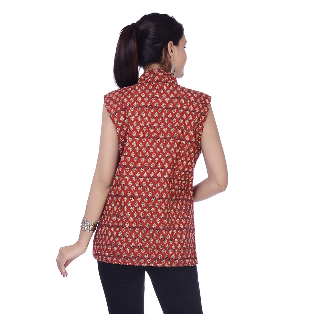 casual quilted cotton jacket printed jacket quilted reversible jacket red and black