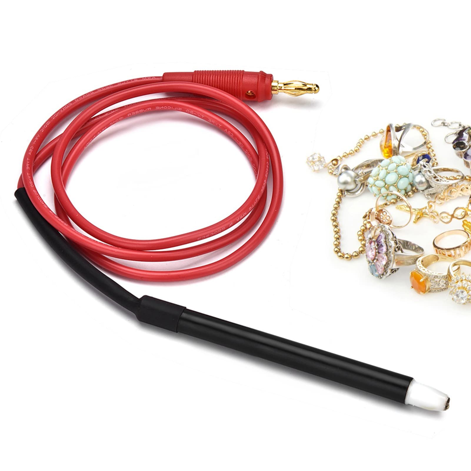 Jewelry Electroplating Pen for Silver Copper Gold, Galvanic Pen Type Plating Brush for Jewelry Making and Decoration