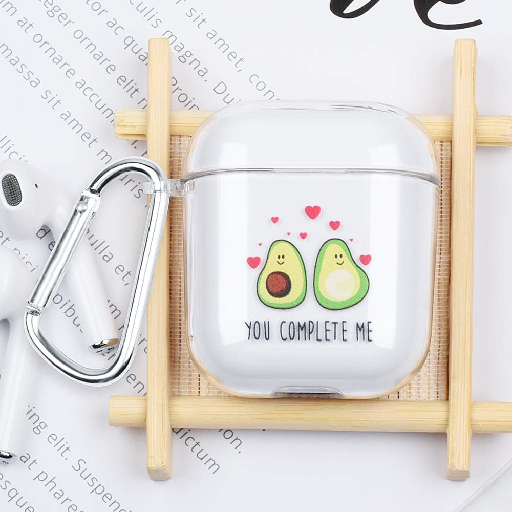 Airpods Protective Case With Key Fob Transparent Amazon De Elektronik amazon de