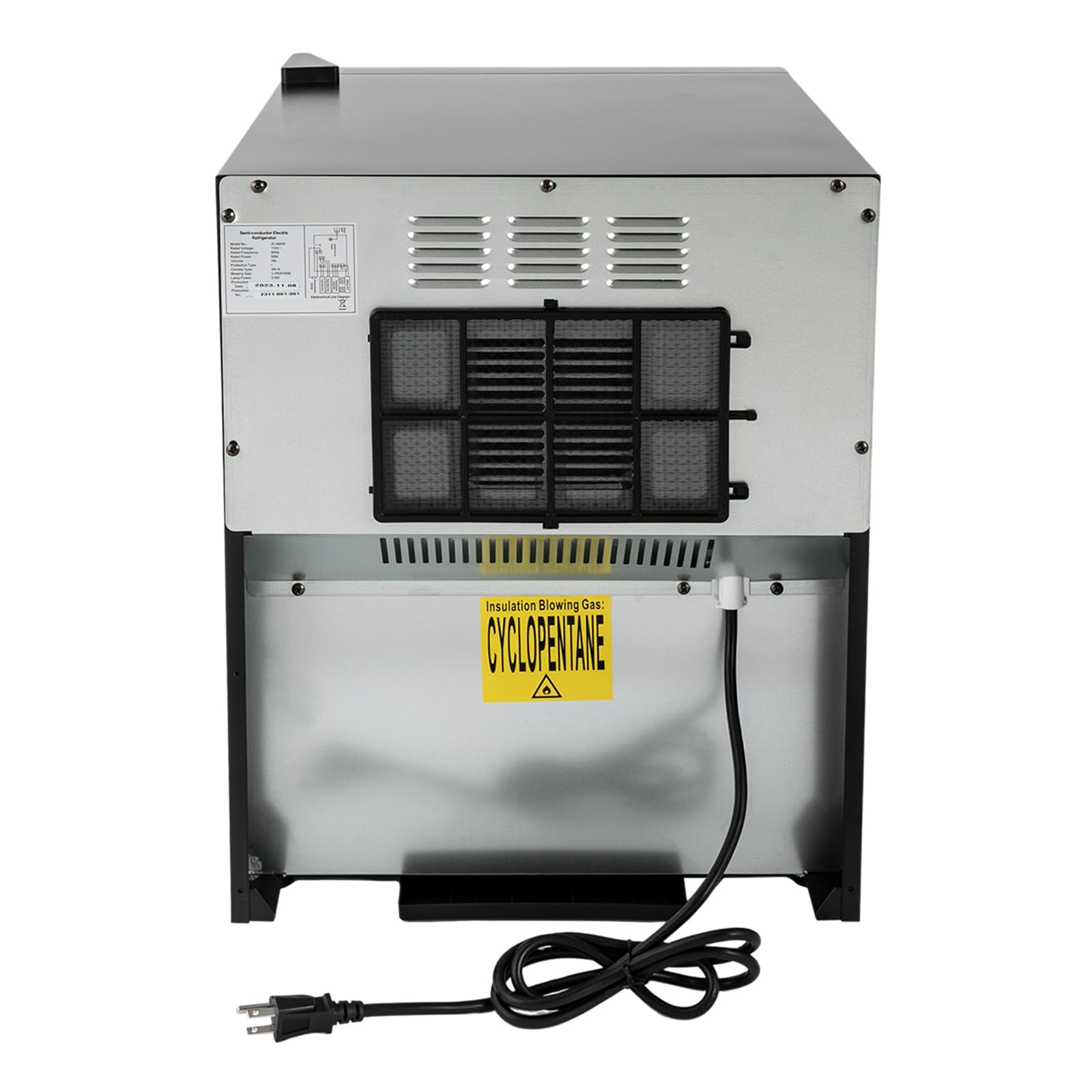 ILWorkTLs 20 Bottle Wine Fridge, Freestanding Compressor Wine Cooler Refrigerator with Digital Temperature Control and Double-layer Glass Door,Beverage Wine Chiller for Home, Office, Bar