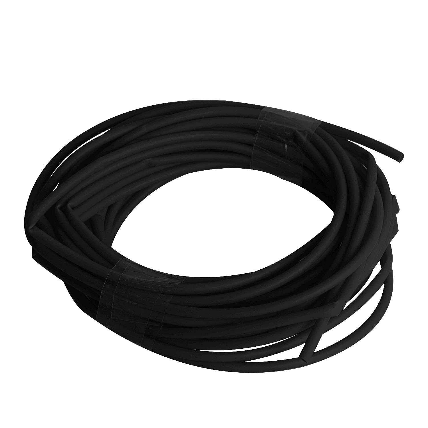 Aoje-Link 1.5mm ID Black Heat Shrink Tubing Shrinkable Tube 5M(16.4Ft) 1pcs