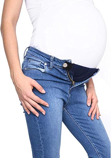 Moederschap Buik Band Verstelbare Elastische Broek Aanstaande Moeders Zwangere Vrouwen 3 Stuks Zwart Blauw Khaki Amazon Nl