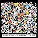 Cute Trendy Stickers for Teens Girls, Perfect for Water Bottles, Skateboard, Laptops, Phone, Luggage Vinyl Decal Sticker Pack Waterproof (100 Pieces)