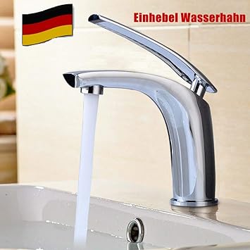 Aboyia Waschbecken Einhebel Armatur Wasserhahn Mischbatterie Moderne Design Badarmatur Waschtisch Einhebelmischer Badezimmer Waschtischarmatur Messing Amazon De Baumarkt