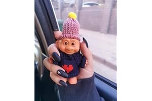 OKSHOPE Mini Troll Dolls Lighter Pouches, Silicone Lighter Sleeves, Smoking Accessories (Lighter Not Included) Creative Lighter Case Cover Holder with Mini Costume and Hat (Random Hat Style