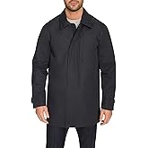 Cole Haan Men's Front Zip Water Resistant Rain Jacket