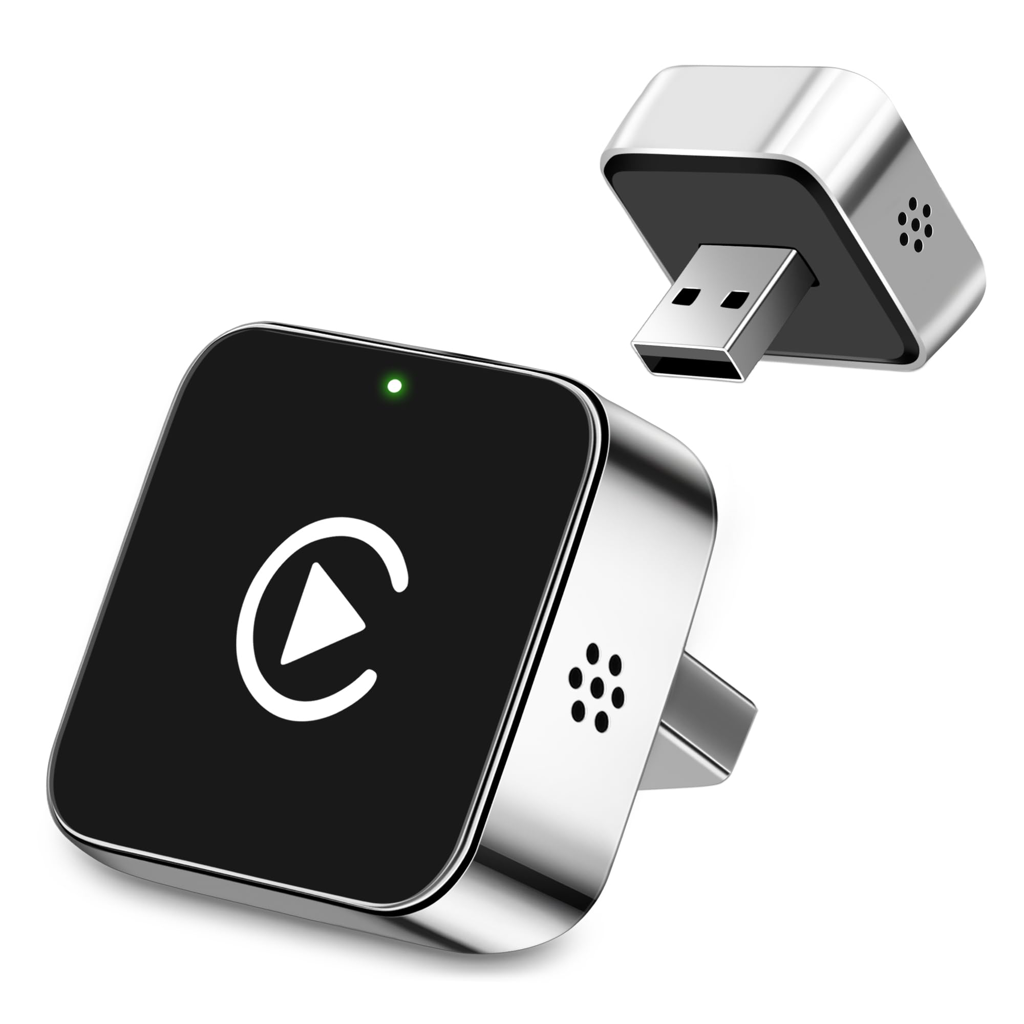 Photo 1 of 2026 Upgraded Wireless Carplay Adapter, Convert Wired to Wireless for CarPlay?Android Auto, Car Play Adapter for iPhone Mini Small Size, USB/Type-C Plug and Play with iOS Android 10+