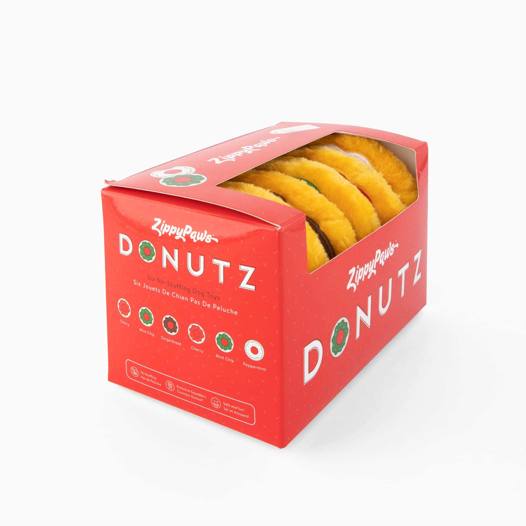 ZippyPaws Holiday Mini Donutz 6pc Gift Box