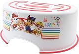Paw Patrol Step Stool Non-Slip 70kg White Red Lightweight Toddler view 5