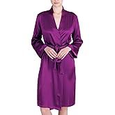 OSCAR ROSSA Women's Luxury Silk Sleepwear 100% Mulberry Silk Robe Kimono