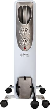 Russell Hobbs 2000W Oil Filled Radiator 9 Fin Portable Heater White RHOFR5002 view 7