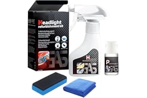 Kit de liquide de restauration pour phares automobiles oxydés, polissage multifonctionnel des phares automobiles pour tous ty