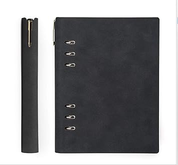 Cuadernos Diario De Escritura En Cuero Escritura Personal Recargable Para Hombres Y Mujeres Viajeros Escritores Poetas Como Un Diario O Planificador De Vida Oficina Y Papeleria Color Black Amazon Es Electronica