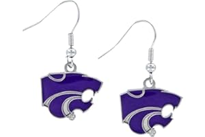 aminco NCAA Unisex Adult NCAA Logo Dangler Earrings