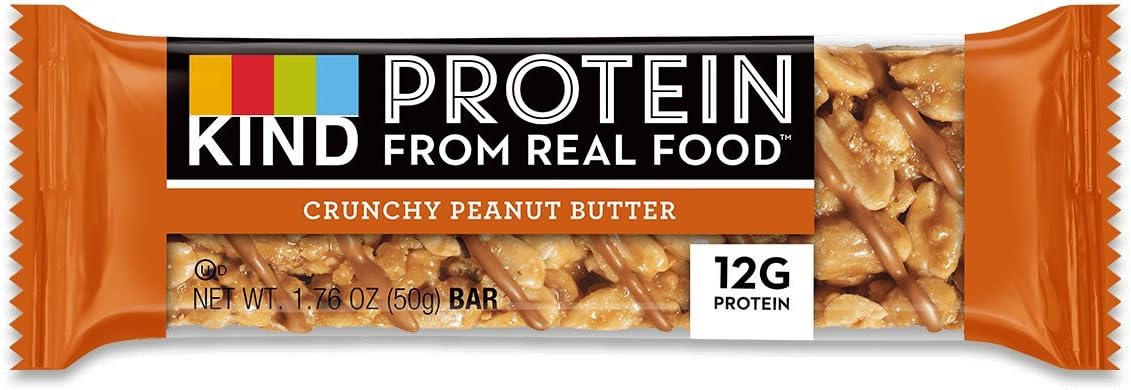 Kind Protein Crunchy Peanut Butter, 4 Little Bars (Pack of 2)