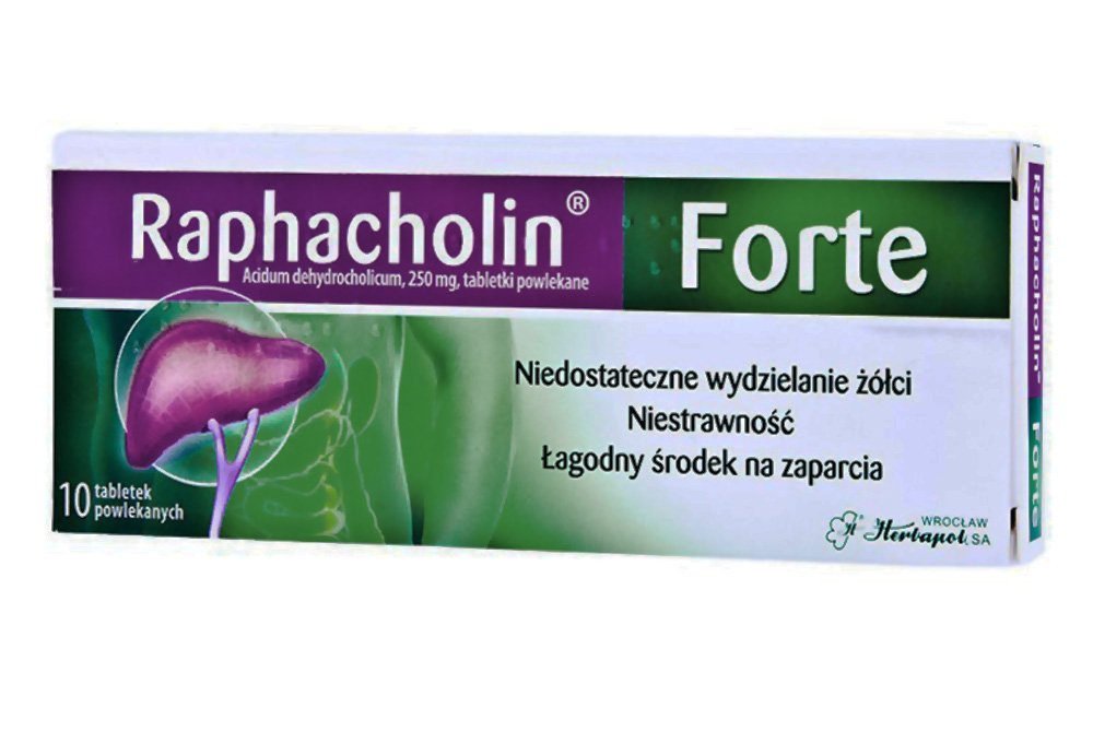 RAPHACHOLIN Forte - 10 Tablets