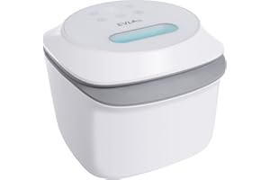 EVLA'S Baby Feeding Bottle Sanitizer & Dryer, UV Light Sanitizes Baby Bottles, Pacifiers, Small Toys, Even Phone or Credit Card in Minutes! Large Capacity UV Box Sanitizer, White