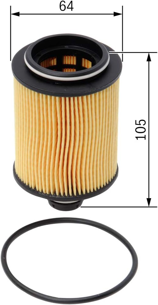 Bosch P7095 Car Oil Filter - Separates Soot and Metal Particles from Engine Oil - Provides Reliable Engine Lubrication - Image 3