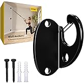 FITKIT Resistance Band Wall Anchor Set, 3-Pack No Weld Wall Mount for Exercise Bands & Suspension Straps – Compact Strength T