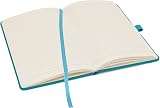 Notes London Eco A5 Notebook Medium Hardback Teal Vegan Leather view 3