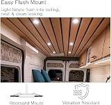 acegoo 4x 12V LED Recessed Ceiling Lights 3W 3200K Dimmable Aluminum view 7