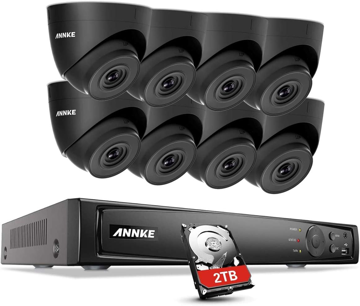 ANNKE Security Camera System HD Cam Waterproof Surveillance