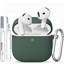 for AirPods 4 Case, Soft Silicone Protective Case