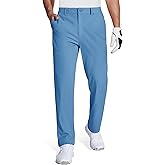 MAGCOMSEN Mens Golf Pants Stretch Dress Pants Quick Dry Water Resistant Lightweight Flat Front Work Pants Moisture Wicking