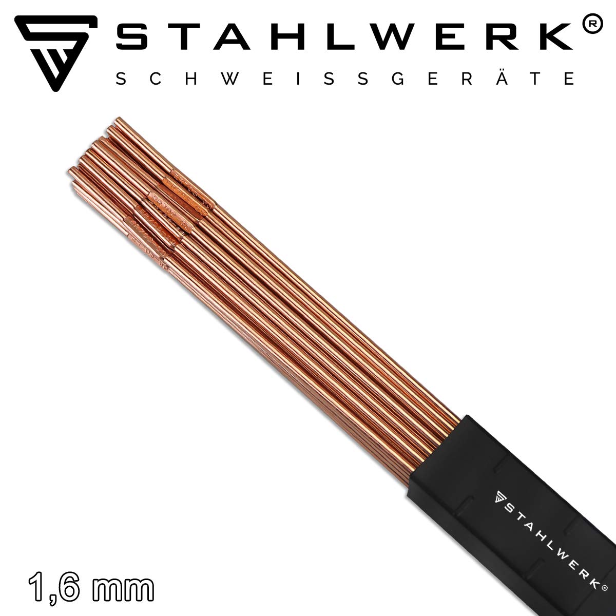 STAHLWERK Juego De Varillas De Soldar ER70S-G3, ER307Si &amp ER4043Si5 2.5/2.4 X 500 Mm 1kg C/u