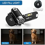 Akozon Handheld Video Camcorder 1080P 16MP 2.7in Rotatable Screen 16x Zoom view 6
