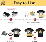 TransOurDream Tru-Tshirt Transfer Paper 3.0 Dark 20 Sheets A4 for Inkjet Laser view 8