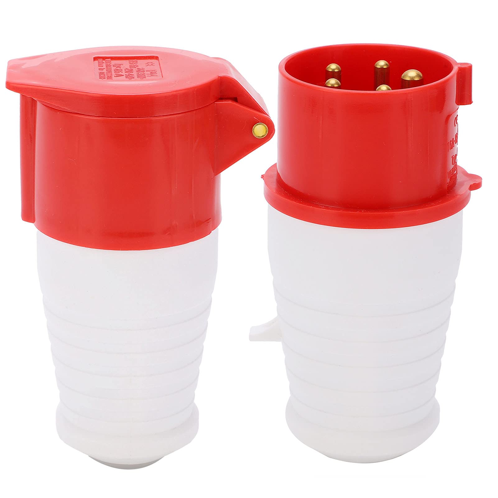 Longzhuo 5 Pin Industrial Plug Coupler 3P+N+E 16A 3 Phase IP44 Waterproof Plug Industrial Supplies, Industrial Plug Connector220-380V/240-415V