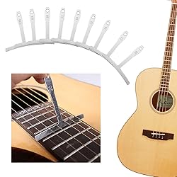 Dreamtop 9 Pcs Guitar Radius Gauge Under string