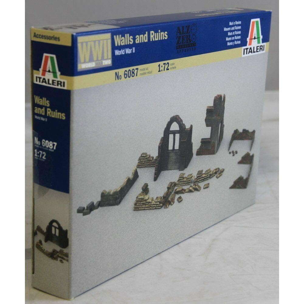 Italeri 510006087-1:72 Walls and Ruins with Accessories