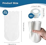 GBULTR 20 Pcs Disposable Dog Boots for Injured Paws Waterproof Bandage Cover view 2