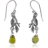 NOVICA .925 Sterling Silver Dangle Earrings 'Rainforest'