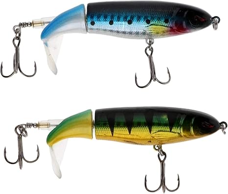 Amazon Co Jp Wangnuangjun Fishing 鯉シーバス釣りハード餌のために2個の10cm 13グラムplopperとてつもない大ぼらトップウォーターフィッシングルアーステンレスベイト ホーム キッチン