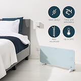 Princess 2000W Smart Electric Convection Heater Panel Glass White App Control view 7