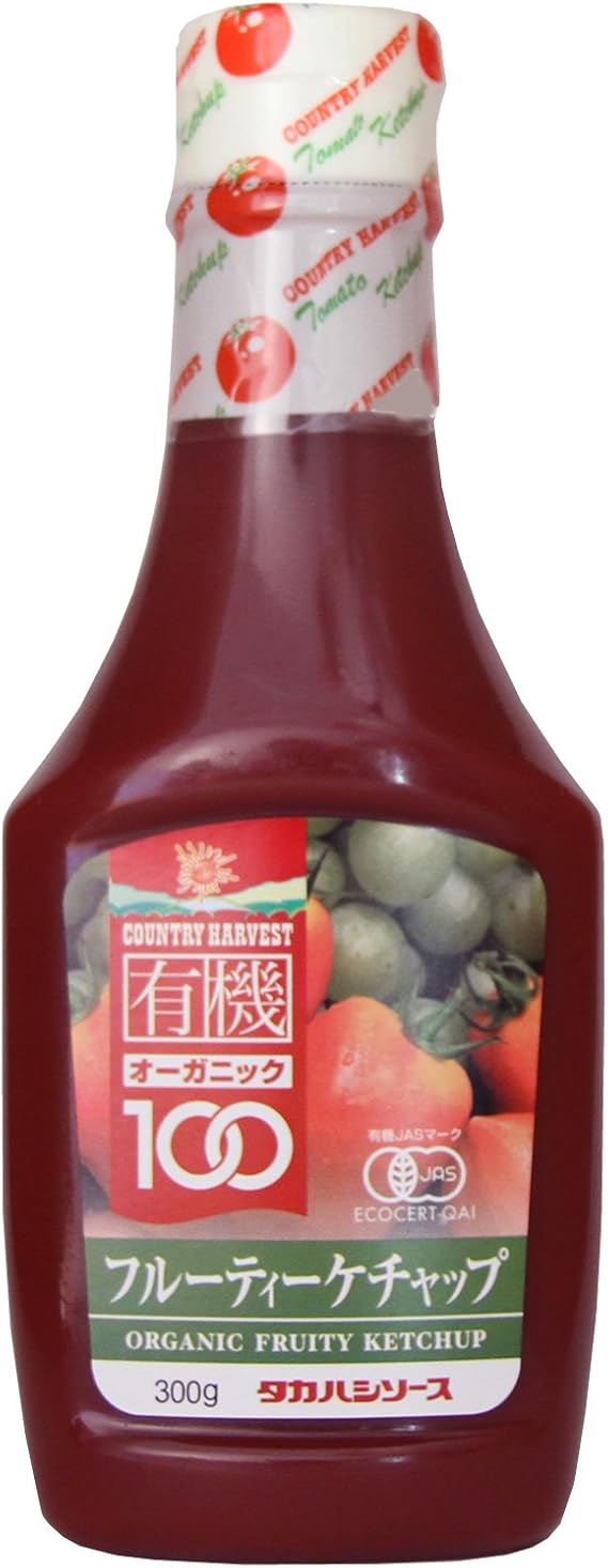 Amazon 高橋ソース カントリーハーヴェスト 有機フルーティーケチャップ 300g 高橋ソース ケチャップ 通販