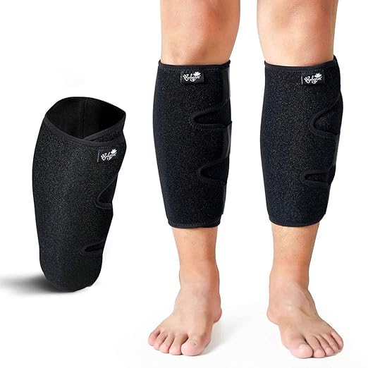Bodyprox Calf Support Brace 2 Pack Adjustable Shin Splint Compression
