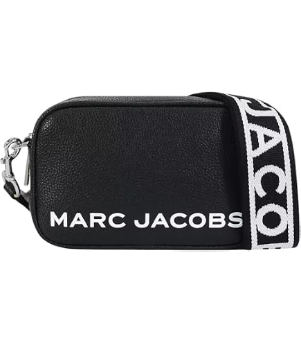 Marc Jacobs M0014465 Black/Silver Hardware Women's Flash Leather