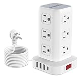 PD20W Power Strip Tower Surge Protector Power Strip